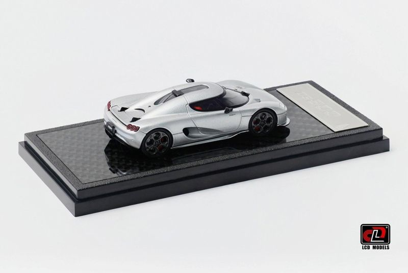  Mô hình xe Koenigsegg CC850 - Silver Limited Edition 1299pcs tỉ lệ 1:64 LCD model OT64803 