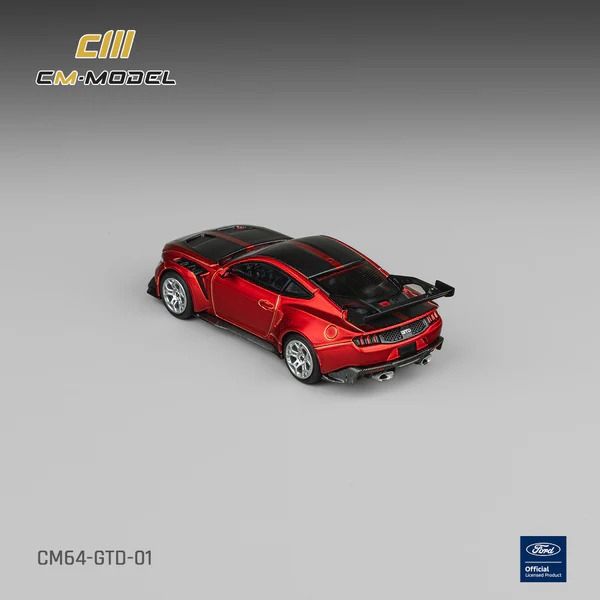 Mô hình xe Ford Mustang GTD Chroma Flame tỉ lệ 1:64 CM model CM64-GTD-01 