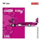  Mô hình xe tải cứu hộ H300 hello kitty tỉ lệ 1:64 Coolcar CC647236 