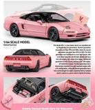  Mô hình xe Honda NSX NA1 1st genaration pink tỉ lệ 1:64 Micro Turbo MT6412A2 