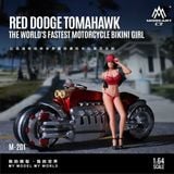  Mô hình nhân vật và xe Dodge Tomahawk World's Fastest Motorcycle red bikini tỉ lệ 1:64 MoreArt MO222201 