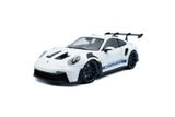  Mô hình xe ô tô Porsche 911 GT3 RS white with blue stripes – 2024 tỉ lệ 1:18 Solido model S1812102 