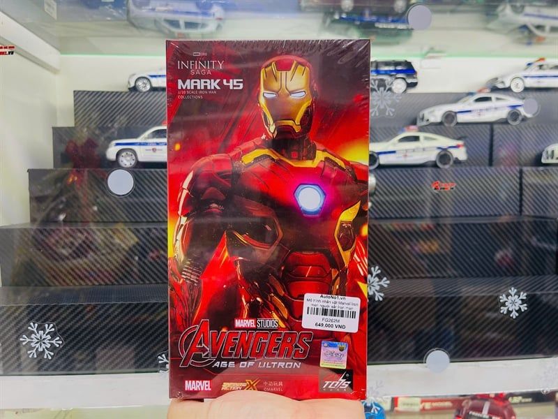  Mô hình nhân vật Marvel Iron man người sắt Iron man MK45 SHF tỉ lệ 1:10 23CM ZD Toys FG262 