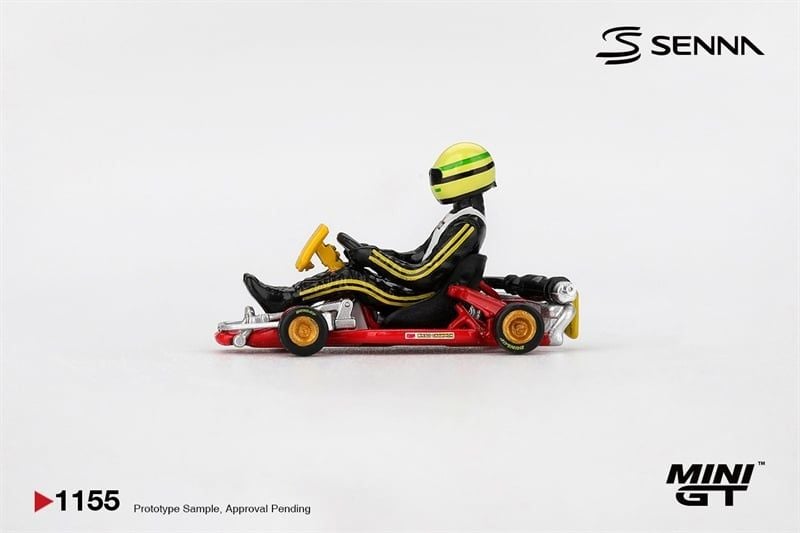  Mô hình xe Formula K #9 - 1981 World Karting Championship MiniGT x Senna tỉ lệ 1:64 MiniGT MGT01155 