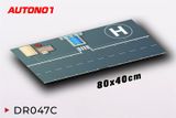  Phụ kiện trưng bày sàn đỗ, đường băng máy bay mô hình chất liệu in pp 40x80cm cán mờ chống nước bụi bẩn dành cho máy bay nhiều tỉ lệ DR047 