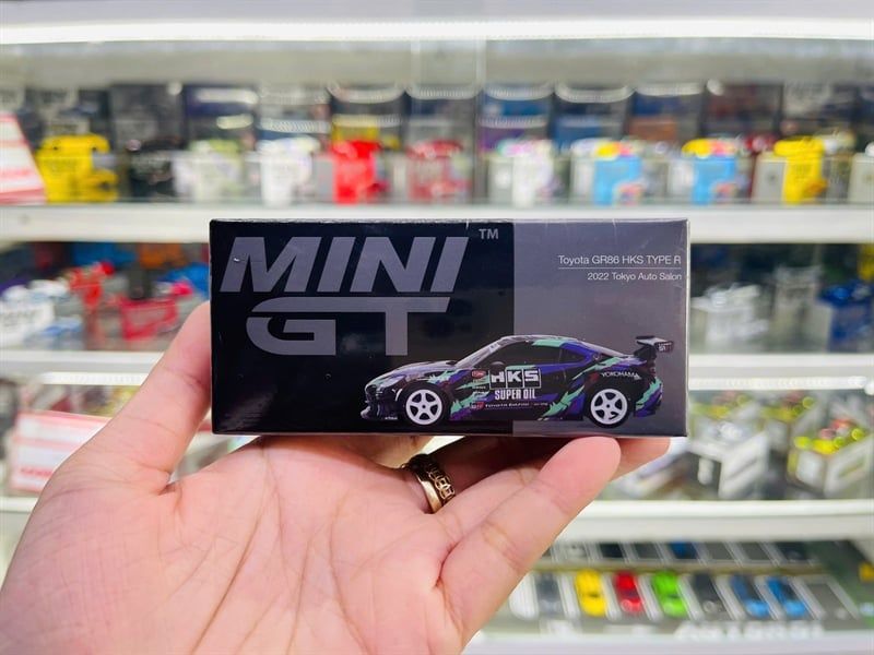  [Hàng Loose] Mô hình xe Toyota GR86 HKS TYPE R 2022 Tokyo Auto Salon tỉ lệ 1:64 MiniGT MGT01005L 