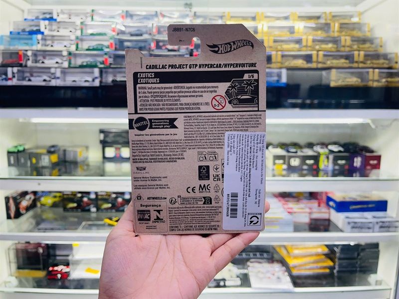  Mô hình xe Cadillac project GTP Hypercar Red Hotwheels kim loại có bản quyền chính hãng tỉ lệ 1:64 C4982-CA 