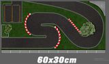  Phụ kiện thảm sa bàn chống trượt mô phỏng diorama bãi đỗ xe/ Parking lot đường xe chạy và công viên kích thước 60x30cm cho mô hình xe 1:64 Autono1 PT012 