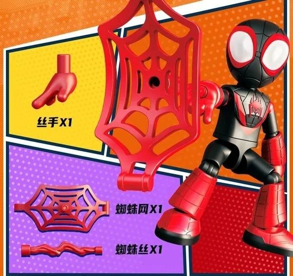  Mô hình lắp ráp Blokees Model Kits - Spidey and His Amazing Friends 74802- FPlay AL01 - spider Miles Morales 