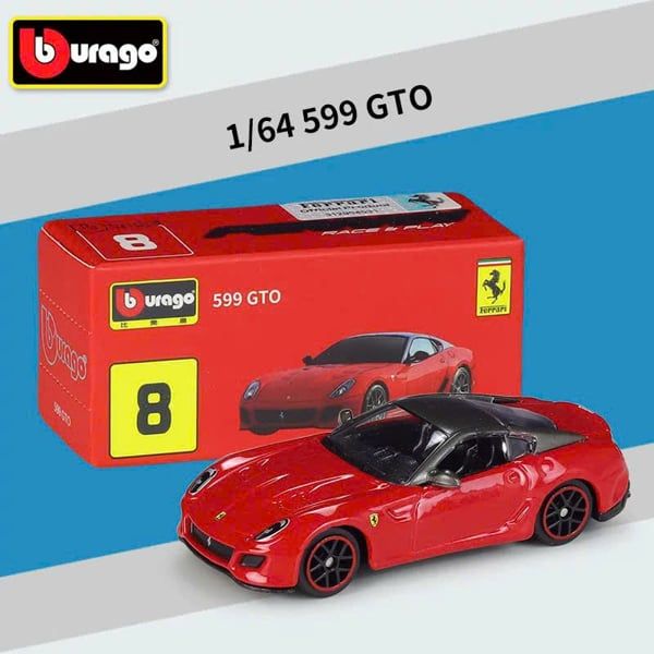  Mô hình xe Ferrari 599 GTO Red tỉ lệ 1:64 Bburago 18-56115 OT64835E 
