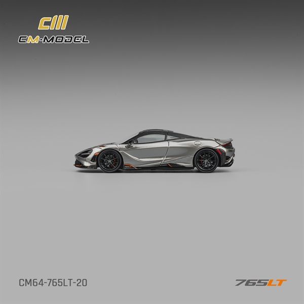  Mô hình xe Mclaren 765LT Metal gun gray tỉ lệ 1:64 CM Model CM64-765LT-20 
