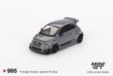  [Hàng Loose] Mô hình xe Abarth 595 LB-WORKS x Abas Works Grey tỉ lệ 1:64 MiniGT MGT00995-CH 