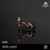  Set mô hình nhân vật nữ và xe mô tô KTM 1190 Red tỉ lệ 1:64 MoreArt MO222231 