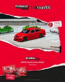  Mô hình xe VERTEX Toyota Aristo JZS161 Red (Tarmac Cards Combo Set) tỉ lệ 1:64 Tarmac Works 