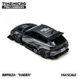  Mô hình xe Subaru Impreza “Raid” Gray Decal Paint Scheme tỉ lệ 1:64 TimeMicro × PSC DESIGN TM648301 