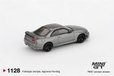  Mô hình xe NISSAN Skyline GT-R Dark Metal Gray (NISMO BCNR33 CRS Version) tỉ lệ 1:64 MiniGT MGT01128 