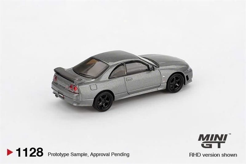  Mô hình xe NISSAN Skyline GT-R Dark Metal Gray (NISMO BCNR33 CRS Version) tỉ lệ 1:64 MiniGT MGT01128 