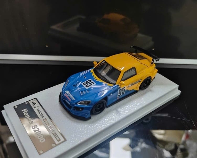  Mô hình xe Honda S2000 AP1 Spoon Livery Limited To 500pcs tỉ lệ 1:64 Mj model OT64525 