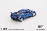  [Hàng Loose] Mô hình xe Chevrolet Corvette Z06 2023 Elkhart Lake Blue Metallic tỉ lệ 1:64 MiniGT MGT00892 