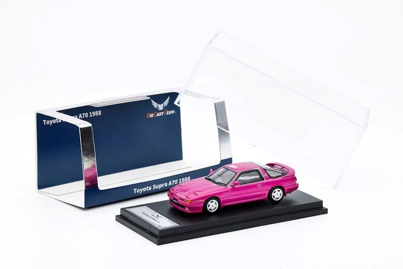  Toyota Supra A70 1988 pink tỉ lệ 1:64 DCT model LL-033-251 