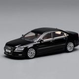  Mô hình xe Audi S8 (D3) 2008 Metallic Black Diecast Model tỉ lệ 1:64 MOTORHELIX M68201 