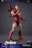  Mô hình nhân vật Marvel Iron man người sắt Mark 85 MK85 SHF Avengers Endgame Ver 2.0 có đèn led + phụ kiện tỉ lệ 1:10 18CM ZD Toys ZM74 FG264E 