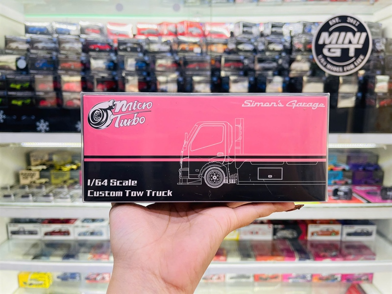  Mô hình xe tải cứu hộ H300 SIMON'S GARAGE CUSTOM TOW TRUCK tỉ lệ 1:64 Micro Turbo MT6405A13 