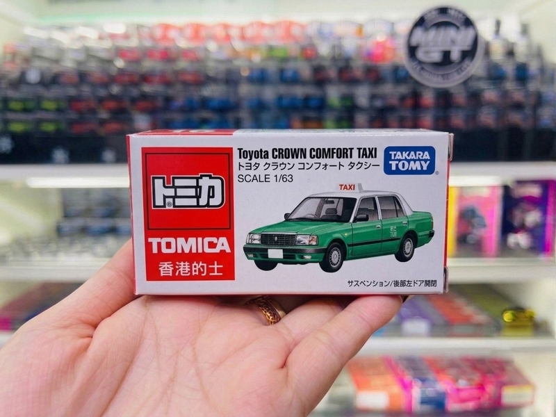  Mô hình xe Hong Kong Technician Toyota Crown Comfort Taxi tỉ lệ 1:63 Tomica 453123 