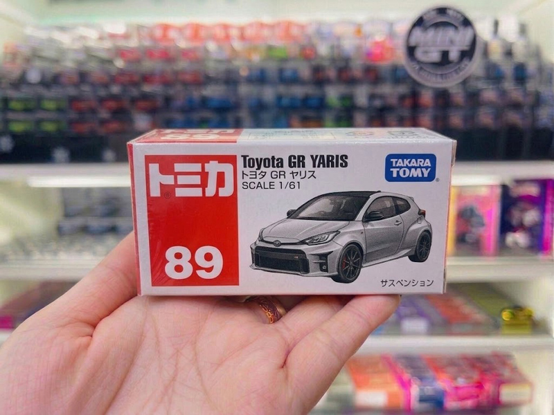  Mô hình xe Toyota Gr Yaris grey No.89 tỉ lệ 1:61 Tomica 224051 