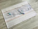  Phụ kiện trưng bày bãi đáp, đường băng chất liệu in pp 80x120cm cán mờ chống nước bụi bẩn dành cho máy bay mô hình nhiều tỉ lệ DR052 