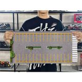  Diorama mô phỏng mặt đường - bãi đỗ xe - pit race in PP cán mờ chống nước bụi bẩn kích cỡ 90x40cm tỉ lệ 1:64 Autono1 DR602 