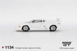  [Hàng Loose] Mô hình xe Lamborghini Countach 25th Anniversary White tỉ lệ 1:64 MiniGT MGT01134 