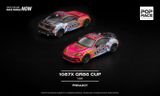  [Hàng Loose] Mô hình xe ô tô Toyota 1087X GR86 Cup tỉ lệ 1:64 Poprace PR640207 