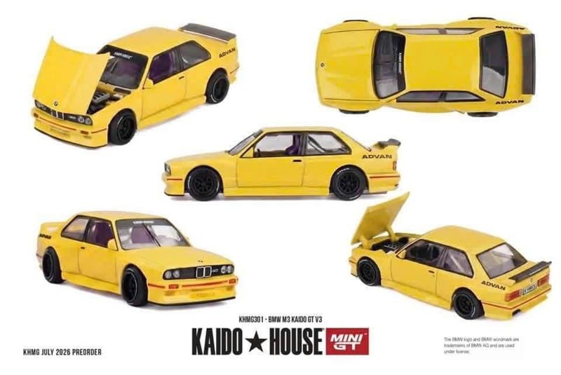  Mô hình xe BMW M3 Kaido GT V3 tỉ lệ 1:64 Kaido House KHMG301 