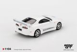  Mô hình xe Toyota Supra VeilSide Combat V-I White tỉ lệ 1:64 MiniGT MGT01104 