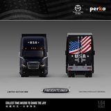  Mô hình xe container Freightliner American color tỉ lệ 1:64 Time micro x Perka TM800101 