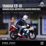  Set mô hình nhân vật và xe mô tô Yamaha YZF R1M - gundam RX78-2 tỉ lệ 1:64 MoreArt MO222218 