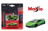  Mô hình xe Lamborghini Huracan Performante green - Speed Icon bản card tỉ lệ 1:64 Maisto 15705 