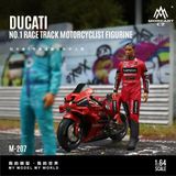  Mô hình nhân vật figure và xe mô tô Ducati #1 Circuit Rider Resin tỉ lệ 1:64 MoreArt MO222207 