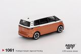  [Hàng Loose] Mô hình xe Volkswagen ID.Buzz Candy White / Energetic Orange tỉ lệ 1:64 MiniGT MGT01061 