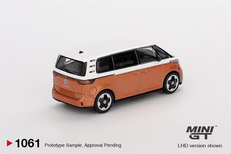  [Hàng Loose] Mô hình xe Volkswagen ID.Buzz Candy White / Energetic Orange tỉ lệ 1:64 MiniGT MGT01061 