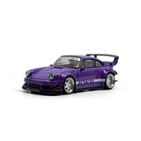  Mô hình xe Porsche 930 RWB Rauh Welt color purple tỉ lệ 1:64 Model Model MM64-RWB930-003 Purple 