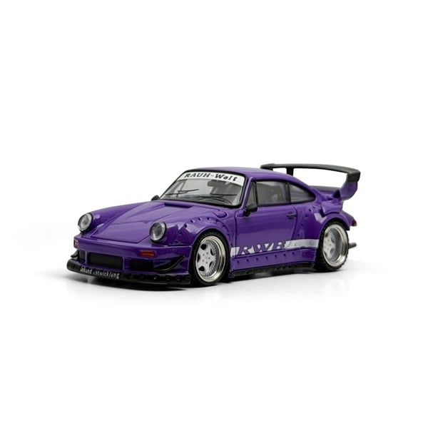  Mô hình xe Porsche 930 RWB Rauh Welt color purple tỉ lệ 1:64 Model Model MM64-RWB930-003 Purple 