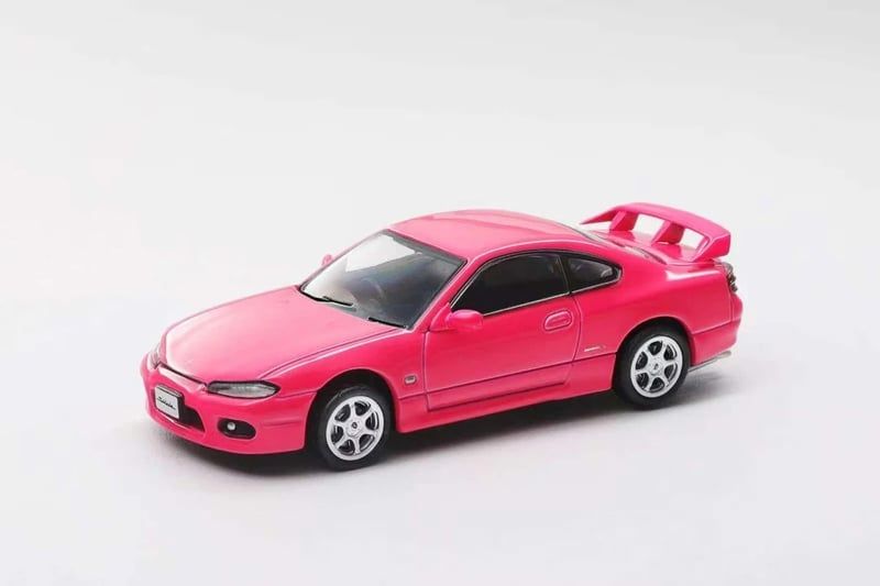  Mô hình xe Nissan S15 Pink tỉ lệ 1:64 Shadow LL-051-242 