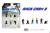  Set mô hình nhân vật figure Race Crew 2 tỉ lệ 1:64 American Diorama AD-2438 