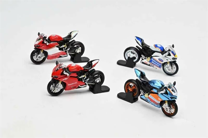  Mô hình xe mô tô Ducati Panigale 1299S kim loại bánh xoay được tỉ lệ 1:64 Minibike OT64700 