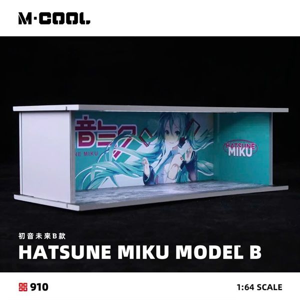  Hộp trưng bày mô phỏng garage/showrrom Hatsune Miku B có đèn led tỉ lệ 1:64 M · COOL MC914910 
