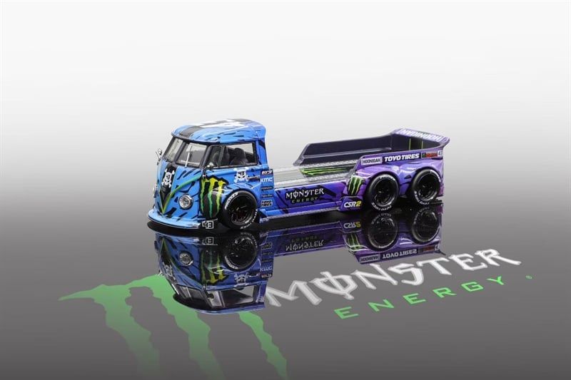  Mô hình xe VolksWagen trailer Monster energy - HOONIGAN with 