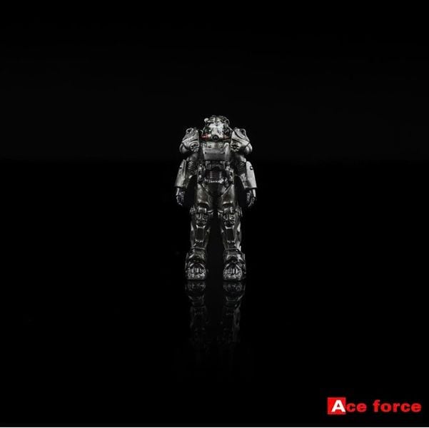  Mô hình nhân vật figure Radiation FALLOUT Electric Armor T60 resin tỉ lệ 1:64 Ace Force OT64470 