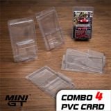  4 Hộp bảo vệ mô hình cho card mới MiniGT kích thước 22*12*5cm PVC_MINIGT_CARD_V2 